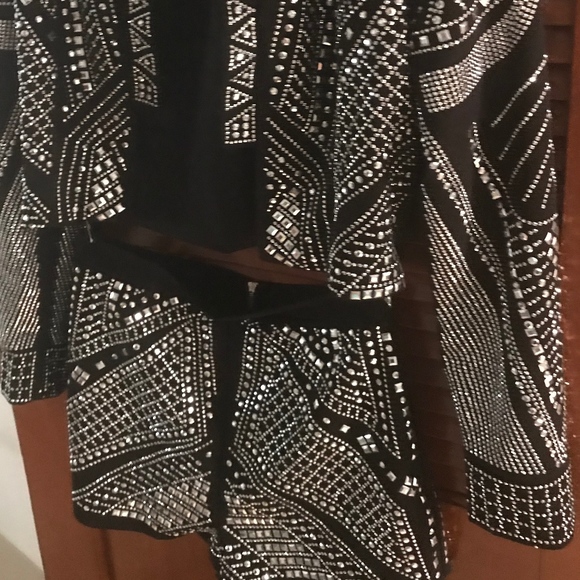 Beaded & Studded two piece set, balmain inspired - Picture 2 of 4